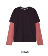 クロボーダーレイヤードTシャツ