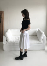 BOAT NECK OFF TEE