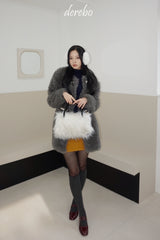 Toggle tteokbokki half-fur coat