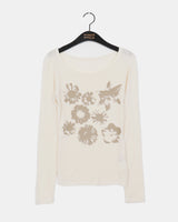 Bonto Flower Sheer T-Shirt