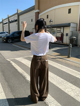 POINT BACK CLIP WIDE PANTS (3C)