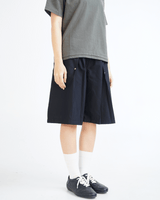 Pleated Short Trousers