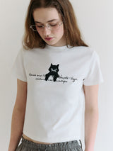ローラキャットフレンズTシャツ ホワイト