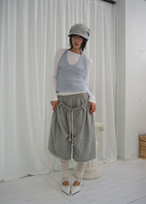 COTTON SHIRRING CAP