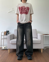 スプレープリンティドTシャツ