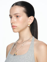 13DE MARZO Bear Planet Zircon Necklace