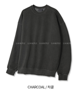  Logane Supima Cotton Pigment Overfit Incision Sweatshirt