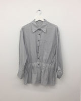 Cloudy Striped Blouse(2color)