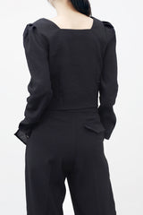 Lumos Twist Puff Blouse