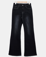 (Denim) Ranon High-Waist Bootcut Pants