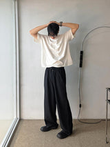[A-T0192] エアクールクロップ半袖Tシャツ (3色)