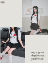 アイラブヴィンテージ半袖ニット Tシャツ