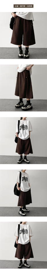Rochen 2 Type 2 Length Banding Bermuda Pants