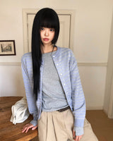 [ORIGINAL] Peb Stripe Knit Cardigan