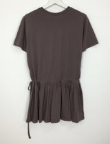 Eyelet Ruffle Crewneck T-Shirt (3color)