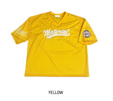 バスケットVネックメッシュ半袖Tシャツ