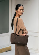 SARA SUEDE CHOCO BROWN