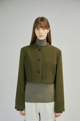 WOOL SLIM STADIUM JUMPER