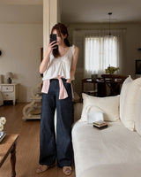Peaty Wide Denim Pants