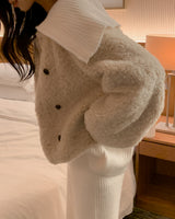 Rear fur jacket