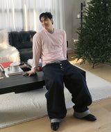 No.1535 steady V KNIT (4color)