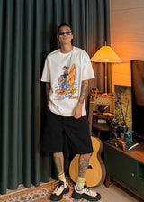 [ VirStyle Original ] INKKI Canvas Carpenter Shorts 4COLOR