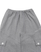 Cargo Button Pants (Grey)