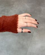 skein black ring(2set)