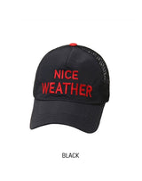 Weather String Mesh Ball Cap