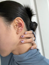 [925silver] Color cubic piercing (3color)