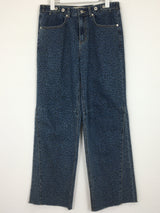 Leopard Denim Pants (1color)