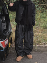 Bebe Denim Cargo Pants