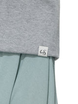 SOFT CONTRAST FLARE SKIRT(MINT)