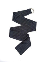STRIPE BELT / CHARCOAL