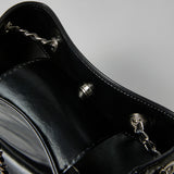 GISELLE Chain Leather Shoulder Bag