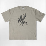 ビッグ N ノイズオーバーフィットピグメントTシャツ - 5COLOR
