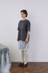 Slip satin midi skirt_skyblue