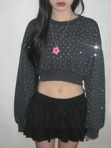 gleaming star dot necklace [pink]