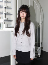 PIN DOT SHIRT (GREY)