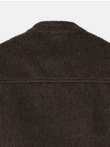 [F/W] Wolf fur biker jacket(3color)