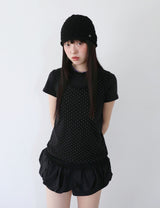 KNIT BUCKET HAT(BLACK)