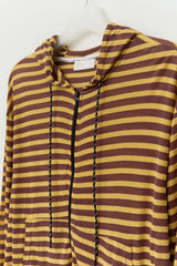 Robe Striped Zip Hoodie