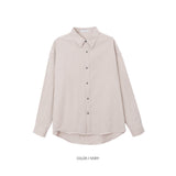 LMN マーエッセンシャルリネンセミオーバーシャツ (12 colors)