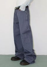 VINTAGE DYEING ZIPPER PANTS