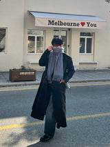 Solari Double-Breasted Long Coat (2 Colors)