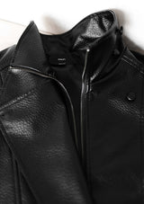 26SS★ [ EEUN MADE] バイカーレザージャンパー