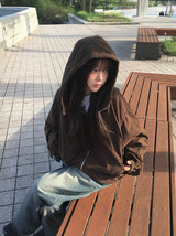 Thyssen ウォッシングデニムワイドパンツ