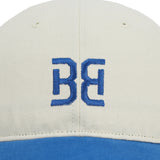 BASIC LOGO BALL CAP - BLUE/IVORY