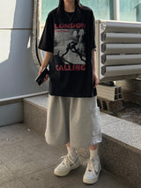 ロンドン レッド グラフィック Tシャツ
