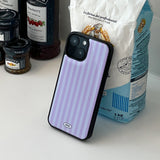 Stripe Epoxy Bumper Case (Purple)